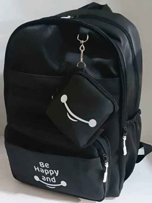 🆔 شناسه: `15` 💎 نام: ** 🎒 کوله دو تکه Happy ** 🦋 جنس: نانسی صدفی 📏 با یه کولهی جادار و باکیفیت که هر چیزی رو مرتب و راحت باهات همراه میکنه! ✨ 🦋· دو تکه (کیف اصلی + یک کیف کوچک جدا) 🦋· دارای ۶ جیب داخلی و ۳ جیب خارجی برای نظم کامل 🦋· استر دوزی خارجی با کیفیت 🦋· زیپ و سرزیپ روان و باکیفیت 🦋· پشت و بندها ابرگذاری شده برای راحتی بیشتر 🦋· دارای عرقگیر 🦋· دوخت محکم و تمیز ✅ ابعاد: ۲۰ × ۳۰ × ۴۲ سانتیمتر ✅ ارسال:7 روز کاری بعد از ثبت سفارش #کوله_دو_تکه #کوله_جادار #کوله_دانشجویی #کیف_کوله_شیک #مد_کاربردی 🖌 رنگ بندی: مشکی 👨👩👧👦 سایزها: 00 💰