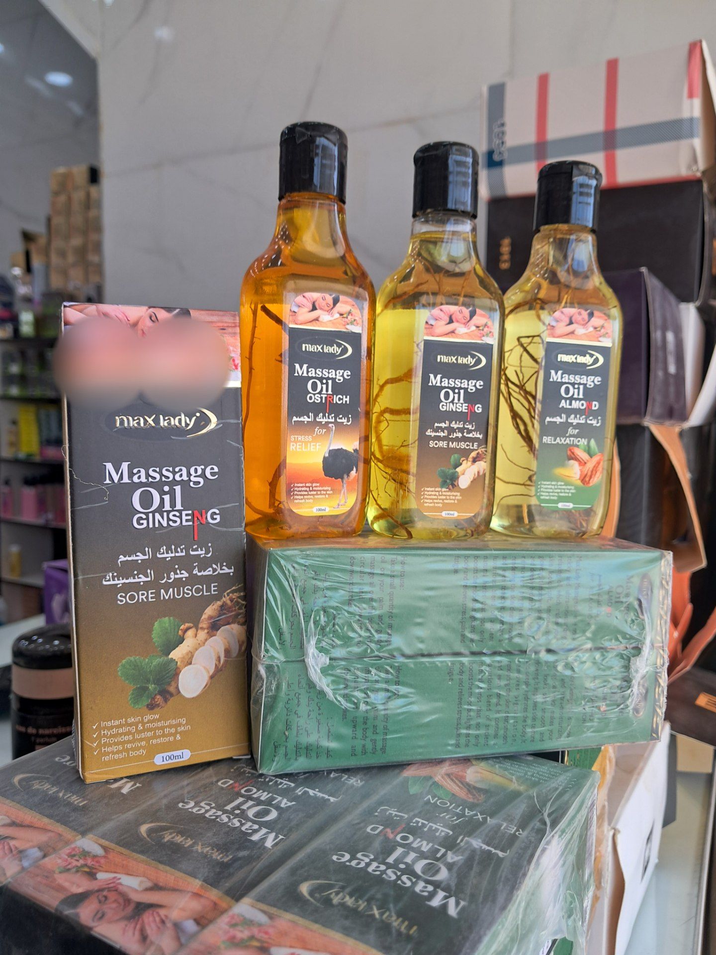 روغن ماساژ بدن مکس لیدی