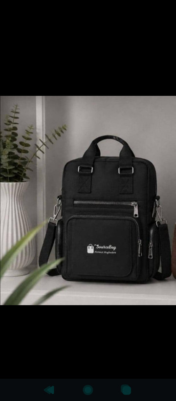 🆔 شناسه: `21` 💎 نام: ** 🎒 کیف و کوله سهکاره الما ** 🦋 جنس: نانسی درجه یک 📏 💎با هر استایلی، هماهنگ! ✨ 🦋.قابل استفاده بصورت دستی ،کولهای، دوشی 🦋· بسیار شکیل و جادار 🦋· دارای جیبهای متعدد زیپدار برای نظم کامل 🦋· مناسب برای دانشگاه، مدرسه، محیط کار و استفاده روزمره 🦋· آستر خارجی با کیفیت و دوخت تمیز ✅ ابعاد: ۳۷ × ۳۰ سانتیمتر ✅ #کوله_سهکاره #کوله_الما #کیف_چندکاره_زنانه #مد_کاربردی #ارسال 7روزبعد از ثبت🖌 رنگ بندی: مشکی - 👨👩👧👦 سایزها: 00 💰 فقط مشکی موجود